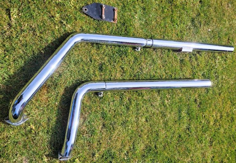 Vance & Hinds Longshots Exhaust For 2001 Kawasaki 1500 Classic Chrome Super Cond