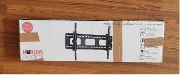 Tilting TV Wall Bracket Black