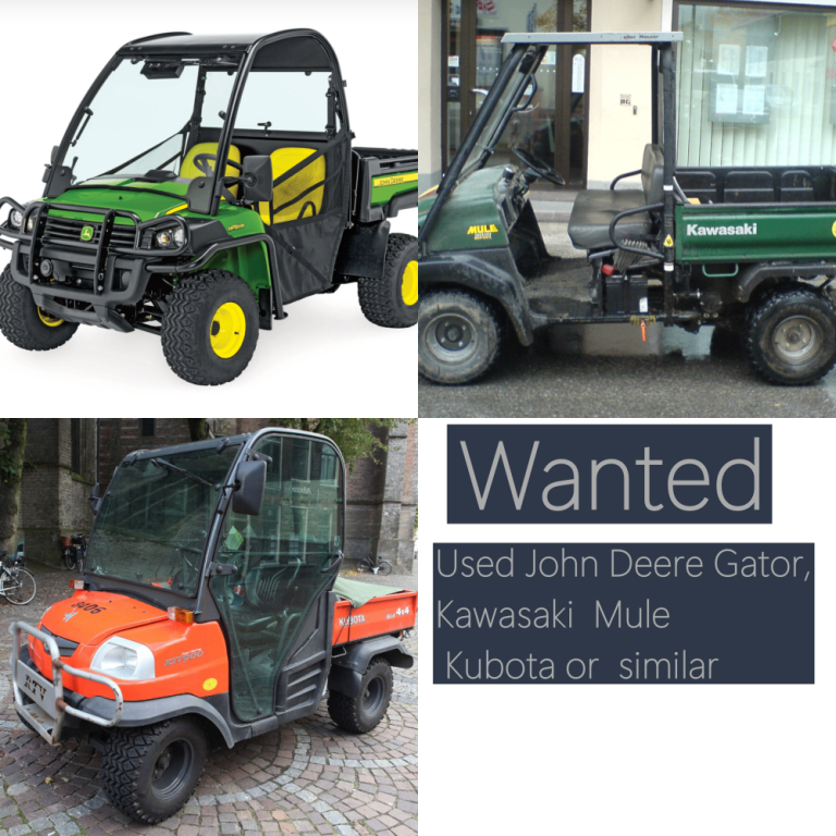 Wanted Used Kawasaki, John Deere or Kubota utility vehicle
