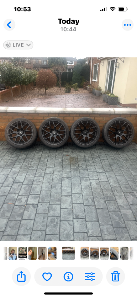 Alloy wheels and tyres 18 inch 