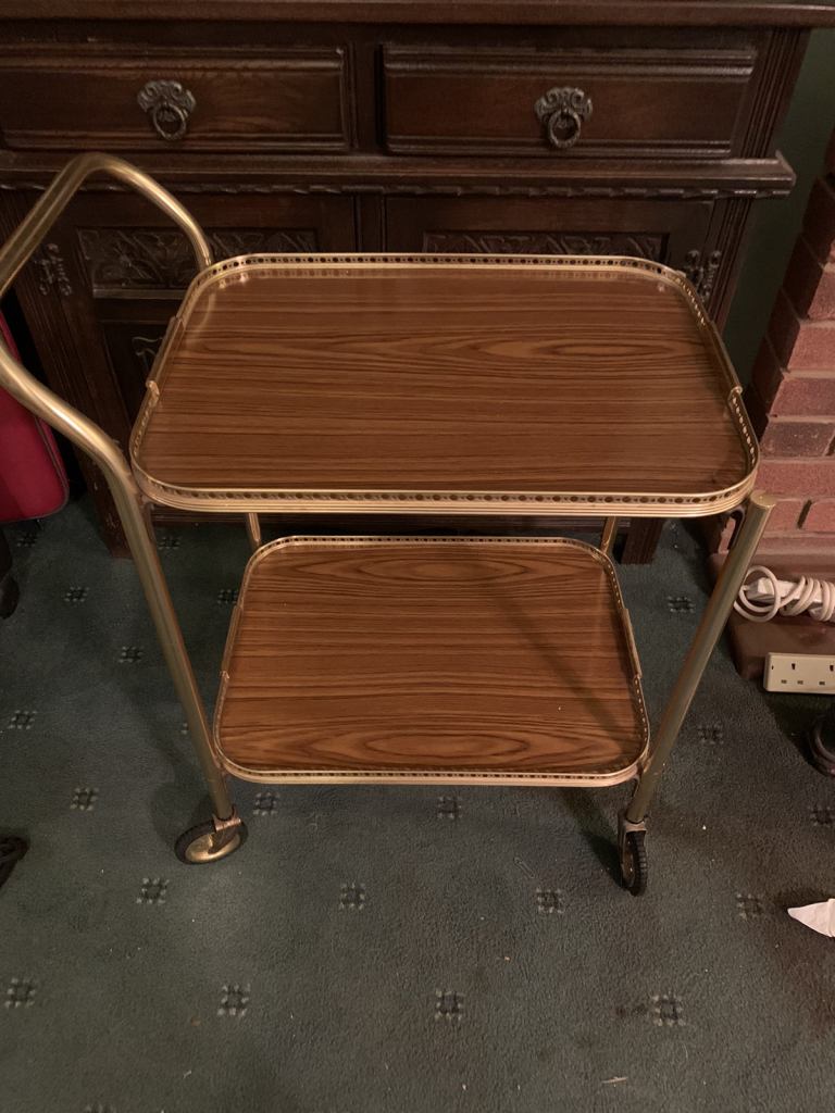 Vintage drinks trolley 1970s