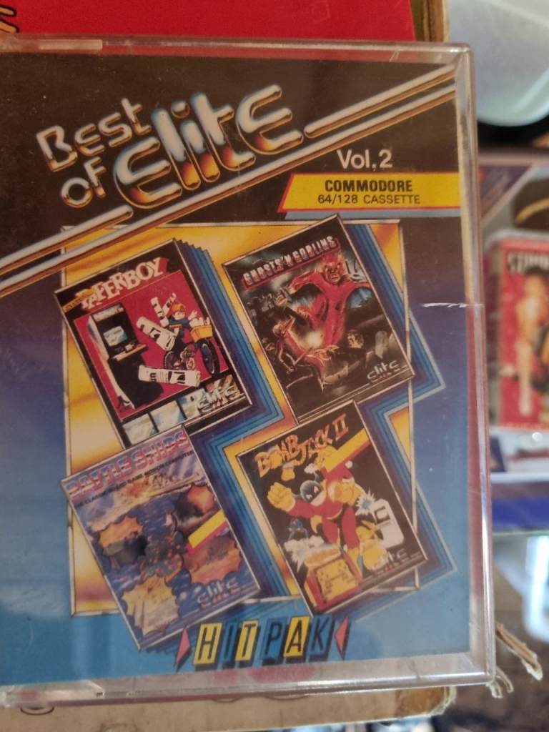 Best of Elite Vol. 2 Commodore 64/128 Cassette – Hit Pak