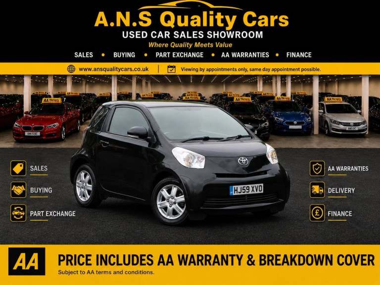2009 Toyota IQ 1.0 VVT-i Multidrive Euro 4 3dr HATCHBACK Petrol Automatic