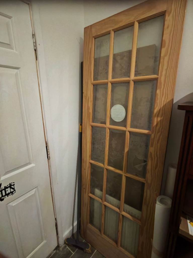Internal glazed door