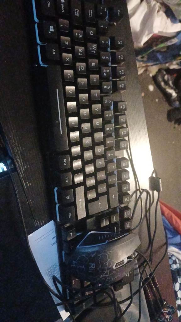 Led keyboard and mouse bundle