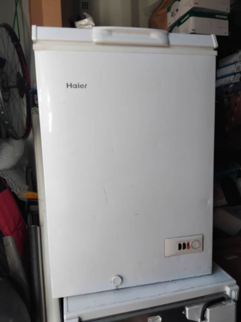 Haier Chest Freezer – White, Good Condition
