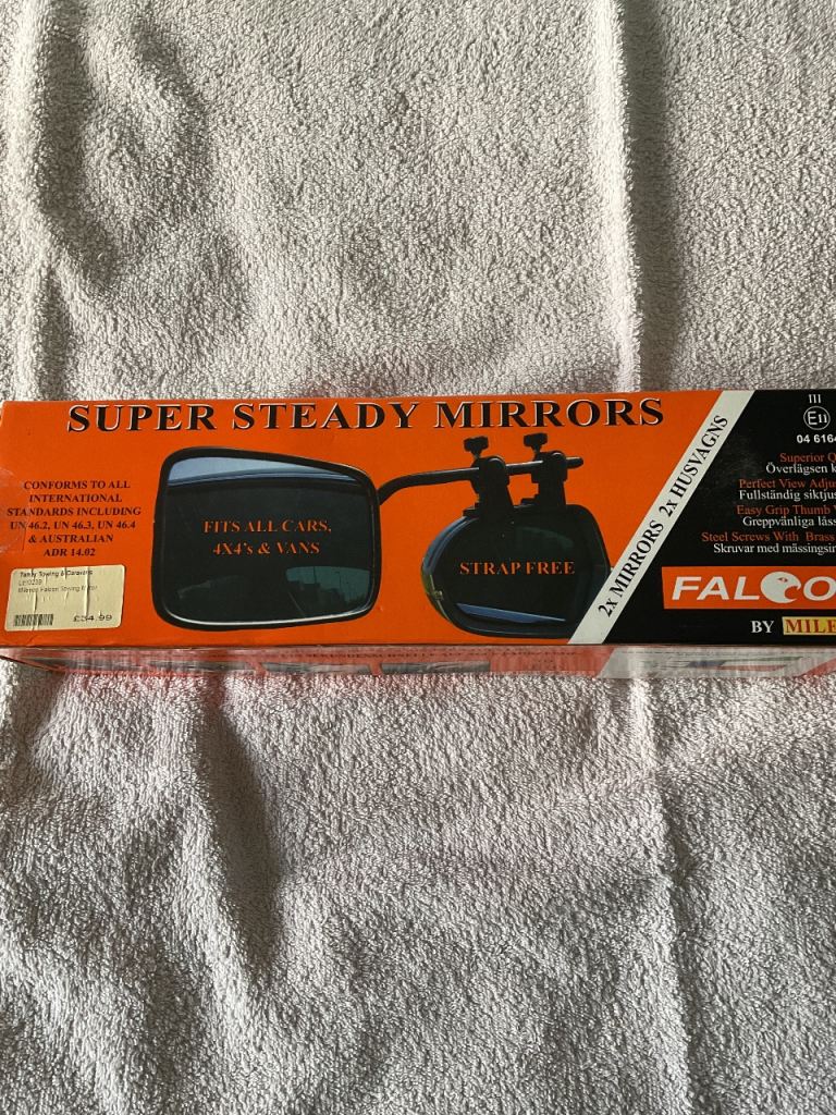 Falcon super steady towing mirrors 