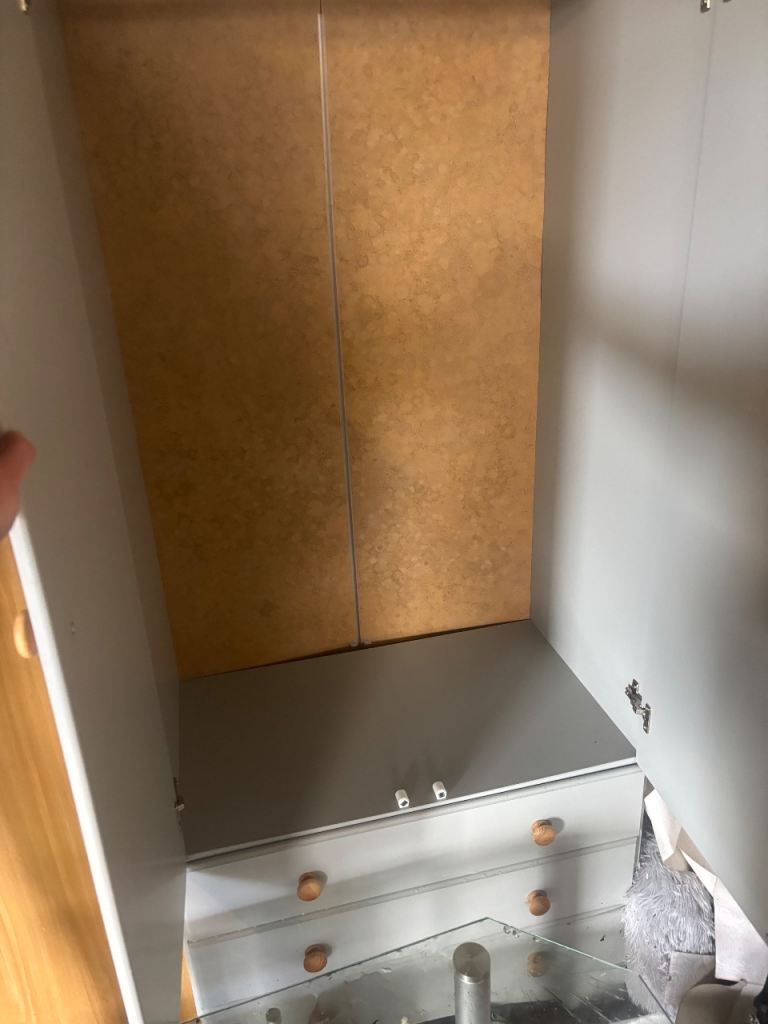 Light grey wardrobe 