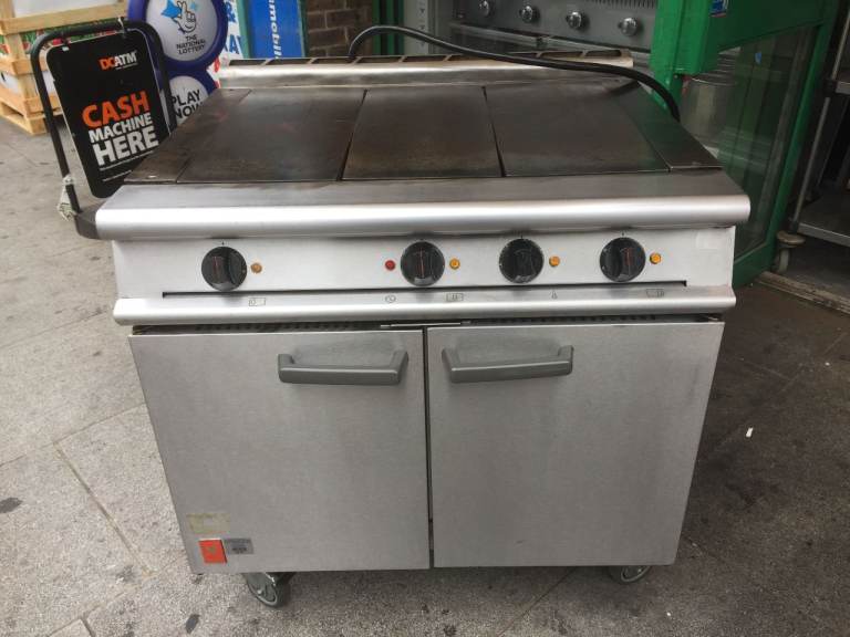 FALCON CATERING ELECTRIC Commercial Stainless Steel Griddle/Hot Plate with OVEN CAFE RESTAURANT 