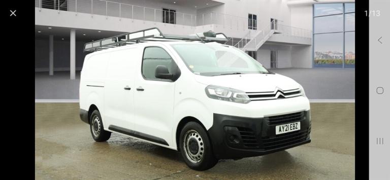 2021 Citroen Dispatch XL 1200 ENTERPRISE BLUEHDI S/S * Roofrack * internal Racking * Panel Van Di...
