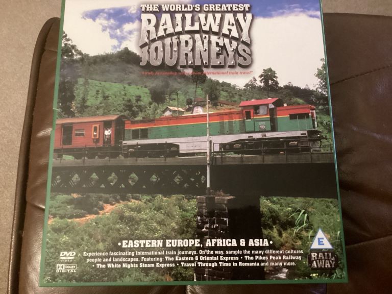 8DVDS COLLECTORS EDITION RAILWAY JOURNEYS EASTERN EUROPE,AFRICA,ASIA