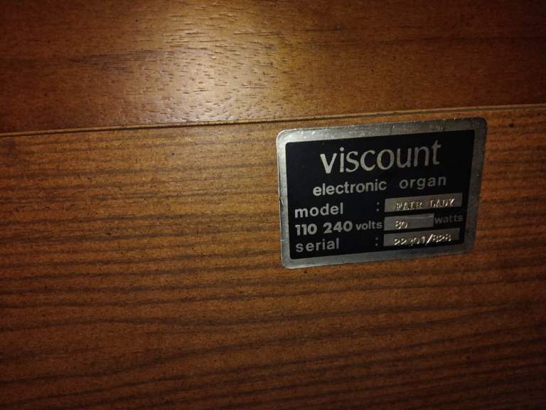 Viscount Electronic Organ – Good Condition, Full Working Order