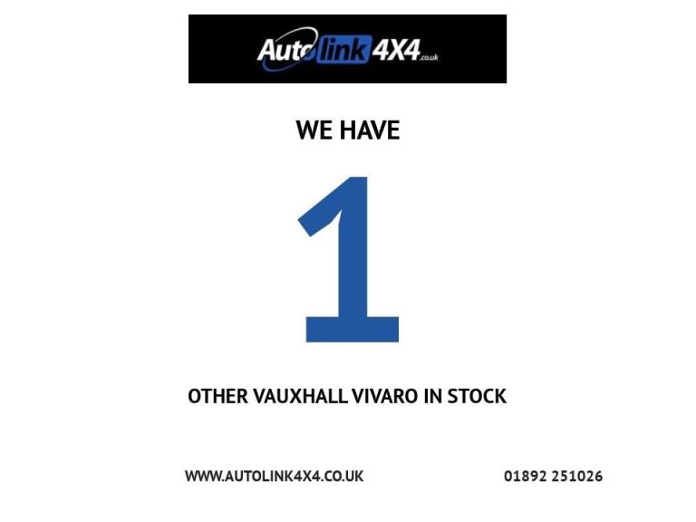 2016 Vauxhall Vivaro 2900 1.6CDTI BiTurbo 145PS H1 Van PANEL VAN DIESEL Manual