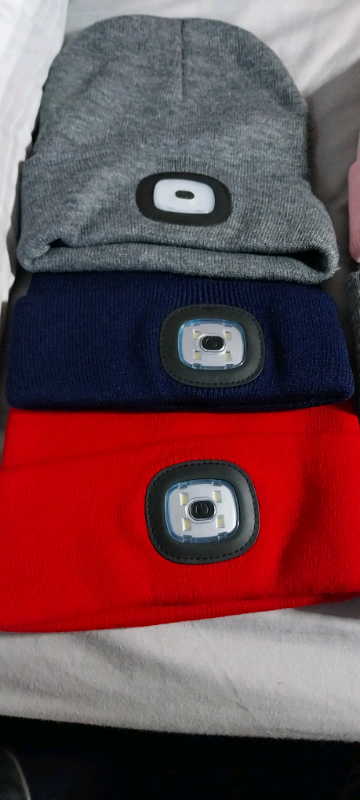 Hats with headlights