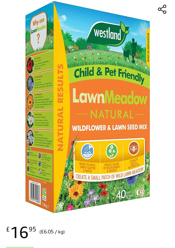 Wildflower Lawn Seed Mix 