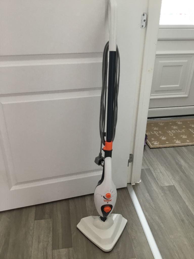 Vax Steam Mop – Good Condition, White and Orange