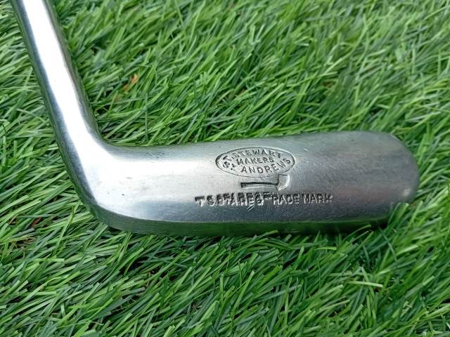 クラブ Antique Tom Stewart Junior Putter 1920 Golf Club - PUTTER ( Rare - Vintage - Collectable ) Tom Stewart