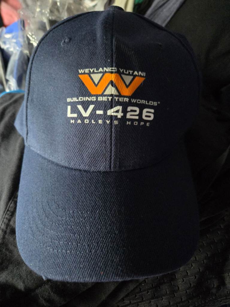 BNWOT Aliens Navy "Weyland Yutani LV-426" Adult Skip Cap