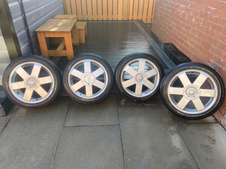 Vw audi seat alloys 5x112 and tyres 17” inch 