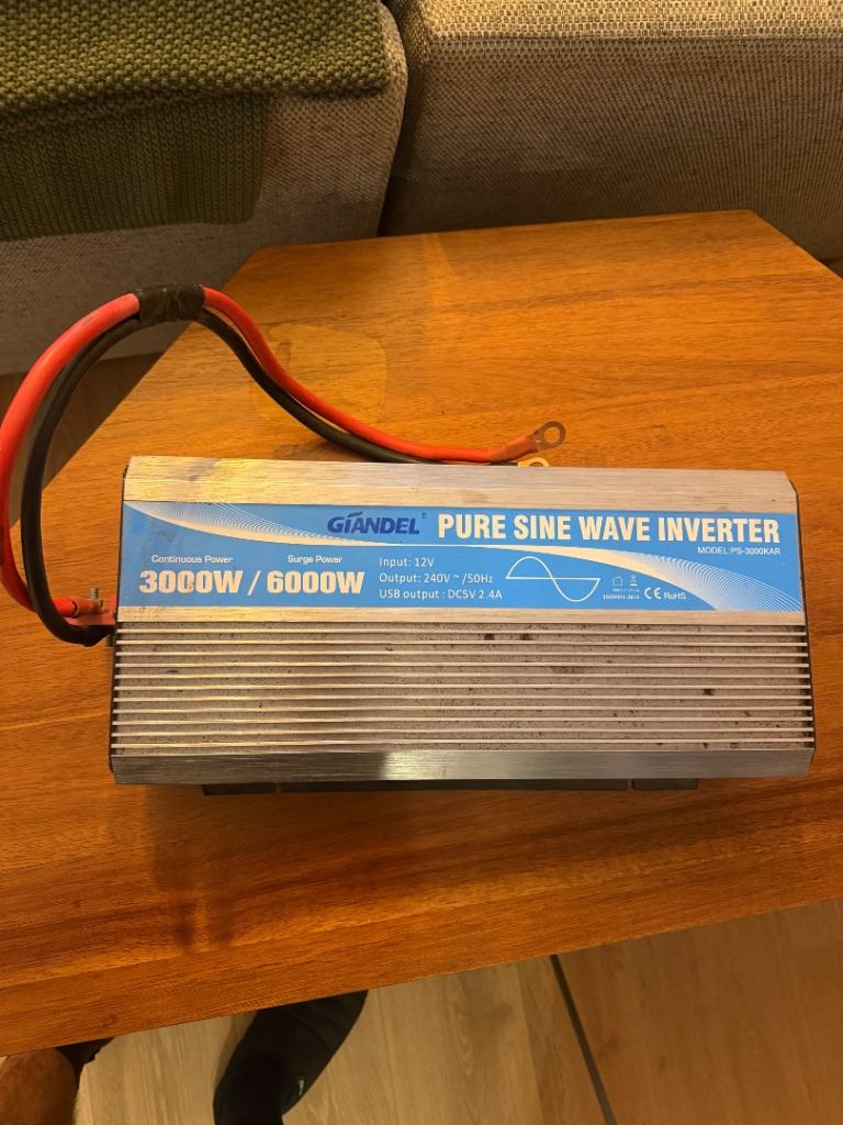 3000w 12v inverter campervan / caravan 