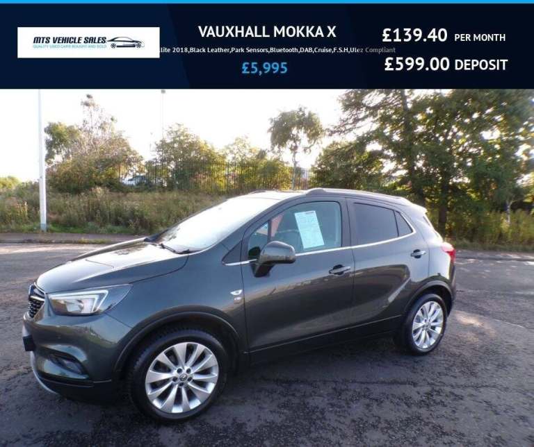 2018 Vauxhall Mokka X 1.4T Elite 5dr HATCHBACK PETROL Manual