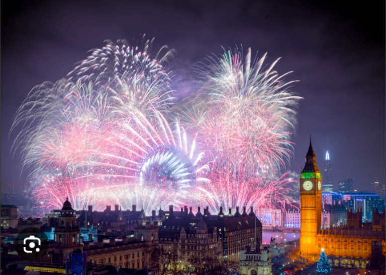 London eye New Year Fireworks 4 tickets 