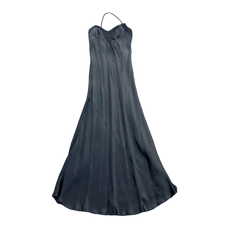 Elegant Black Evening Dress - Size 10