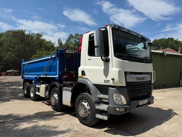 Daf CF400 Steel Body Tipper Grab