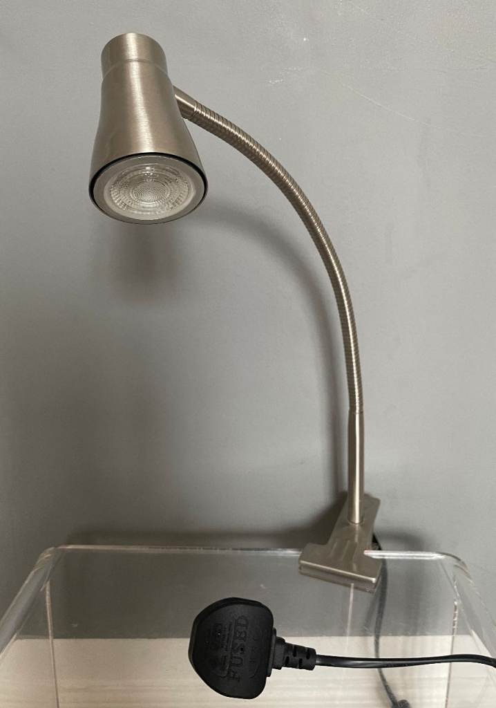 John Lewis clip on table/desk light