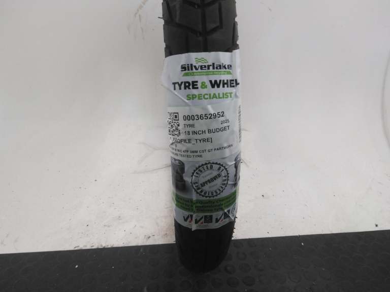 80/100r18 M/C 47p 3mm Cst Gt Partworn Pressure Tested Tyre