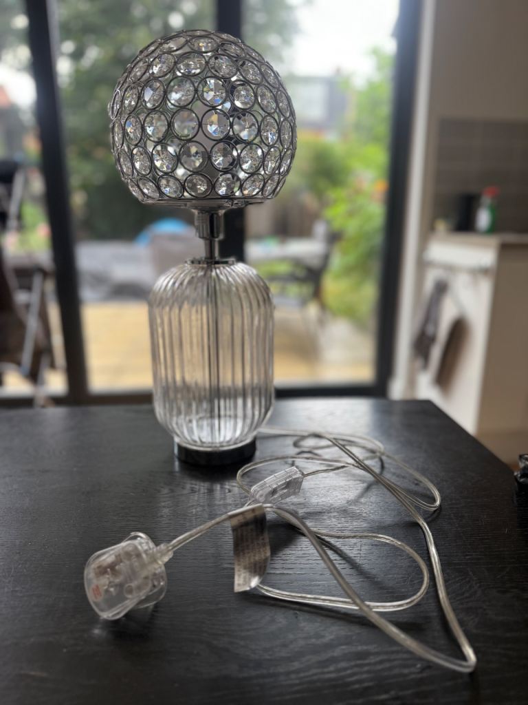 Table or console lamp..