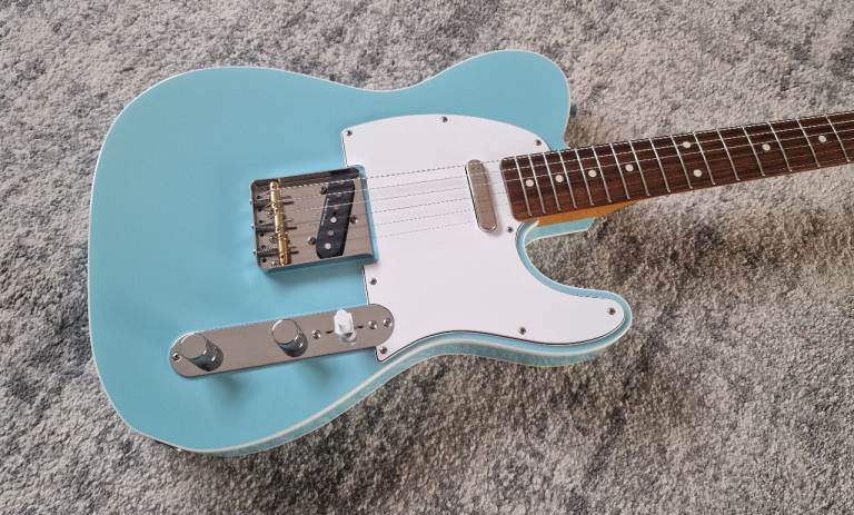 image for Fender Telecaster 60s Double Bound in Daphne Blue