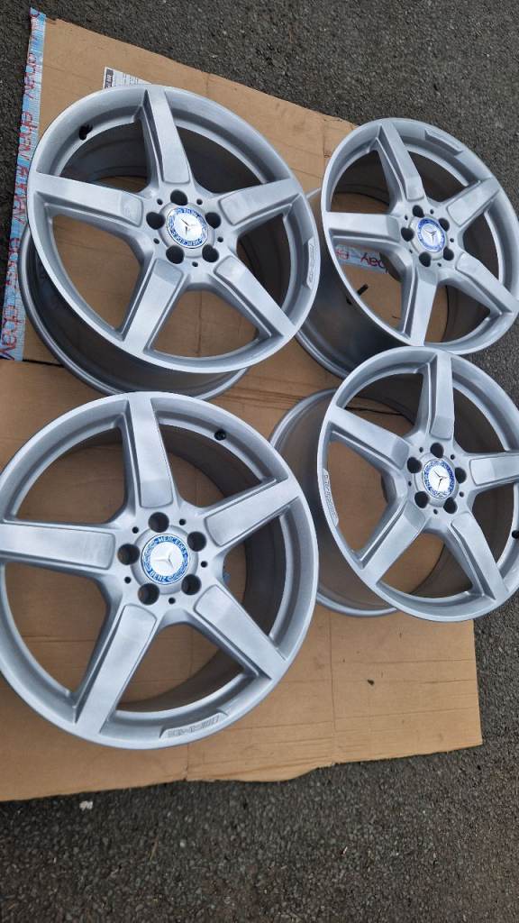 Genuine 19" Mercedes CLS AMG 5x112 Ronal Staggered Alloy Wheels 