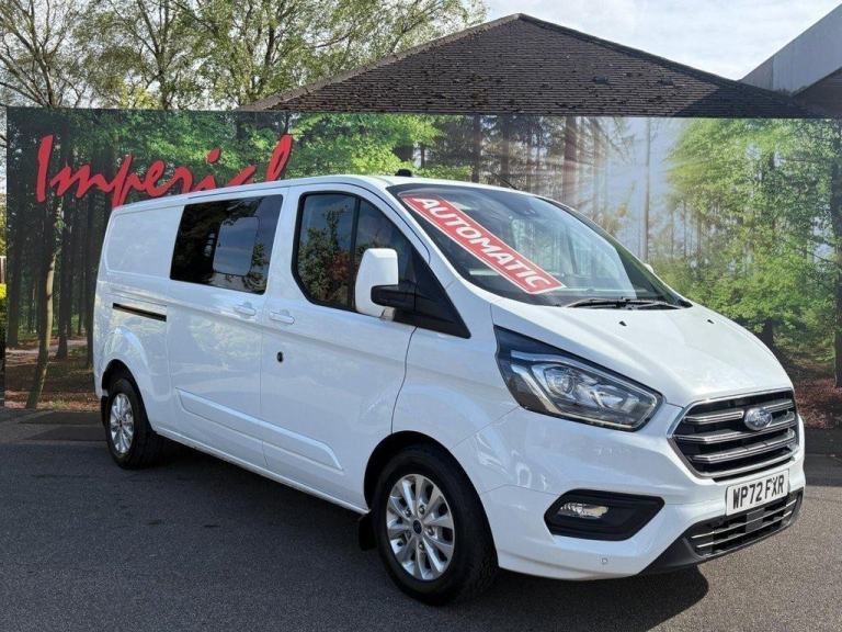 2022 72 FORD TRANSIT CUSTOM 2.0 320 ECOBLUE LIMITED CREW VAN AUTO L2 H1 EURO 6 (