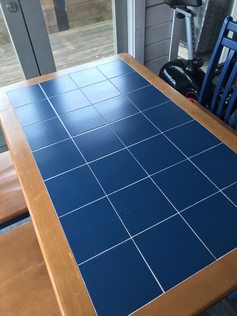 Dining Table & 4 Chairs. All Solid Wood. Little used  - Modern Design 