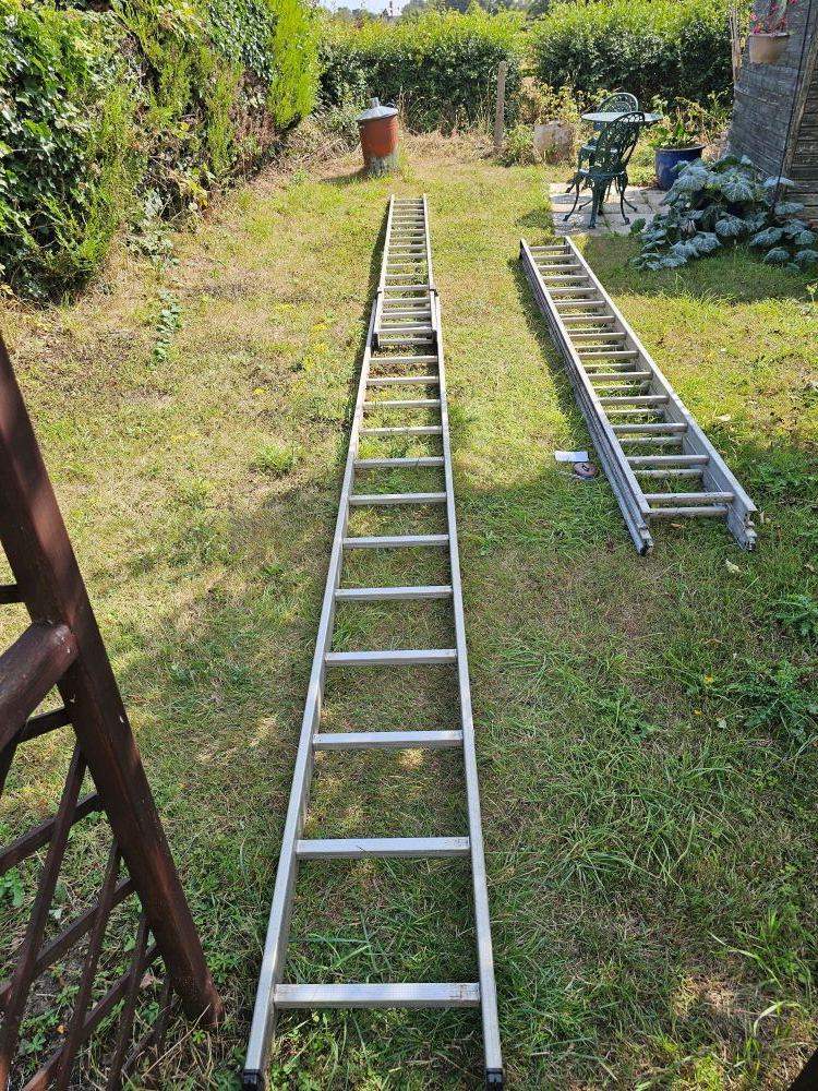 Hailo Heavy Duty Aluminium Extension Ladders