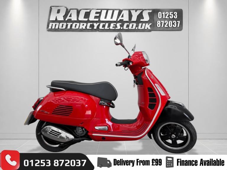 PIAGGIO GTS SUPER 300 2020 20 REG 5,754 MILES RED USED MOTORCYCLE 278CC
