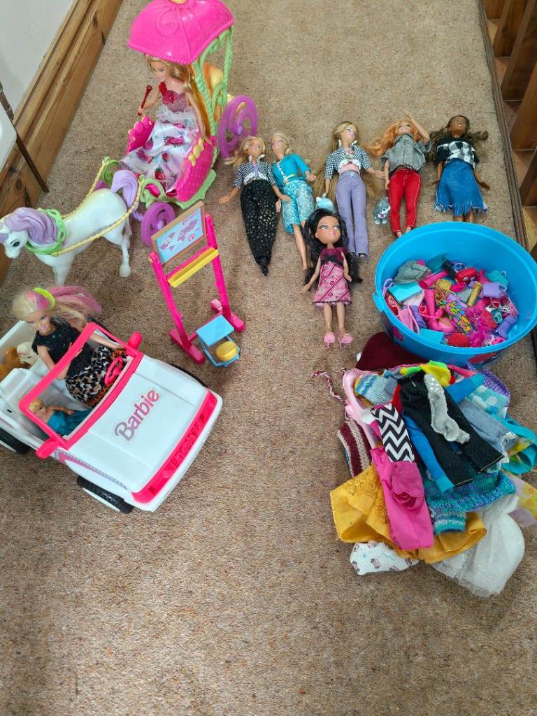 Barbie dolls and accessories 