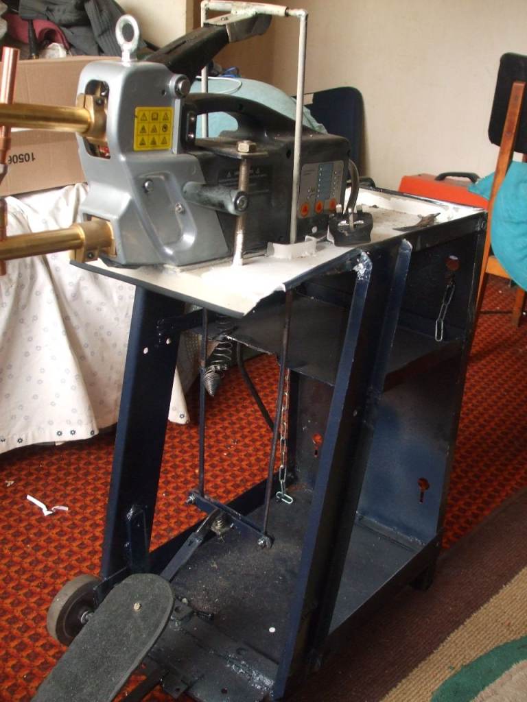 foot operated spot welder  230 volt