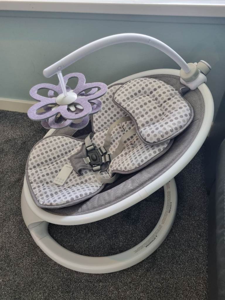 image for Munchkin Electric Baby Bouncer Swing Chair, Bluetooth Enabled Baby Chair