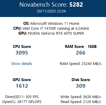 BARGAIN 28 THREADS DDR5 GAMING PC i7 14700f RTX 4070 SUPER VR 4K 16GB 1TB COMPUTER AI WORKSTATION