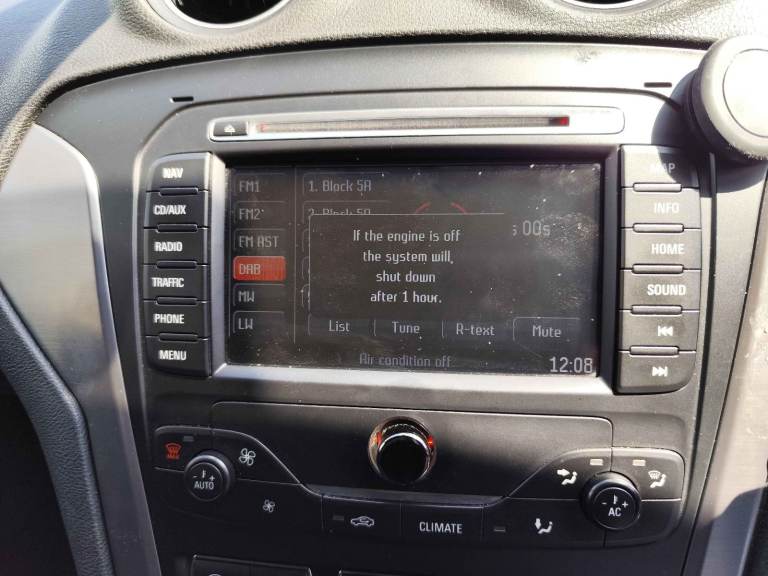  Ford Mondeo MK4 Satnav Navigation Radio Climate Control Unit 2010-2014 + Sd Card Maps £90