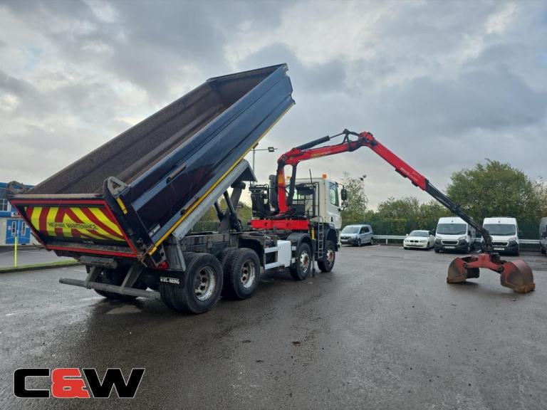 2020 (70) DAF FAD CF450 8x4 Tipper Grab - 160000Kms