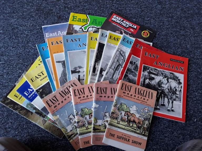 History of East Anglia, Norfolk, 1950, 60, 70, 80s magazines