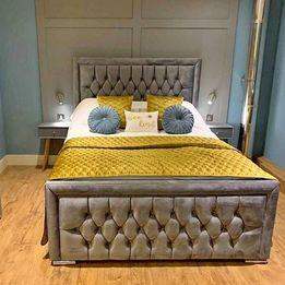 Hilton beds Double & King size Plush Velvet bed Frame !! order Now 