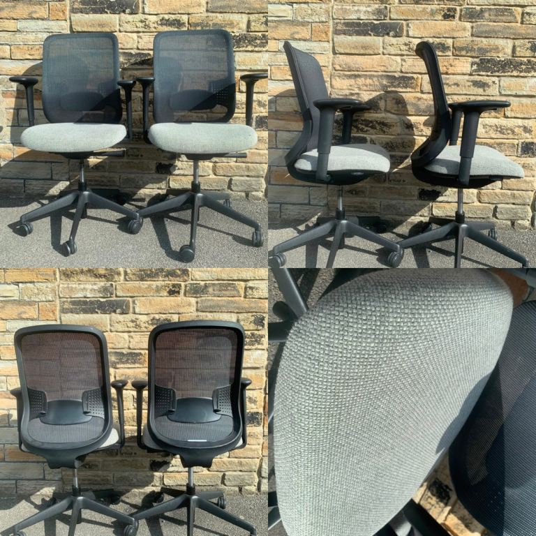 Orangebox do mesh office chair with lumbar and seat slide (10 available) £225 each