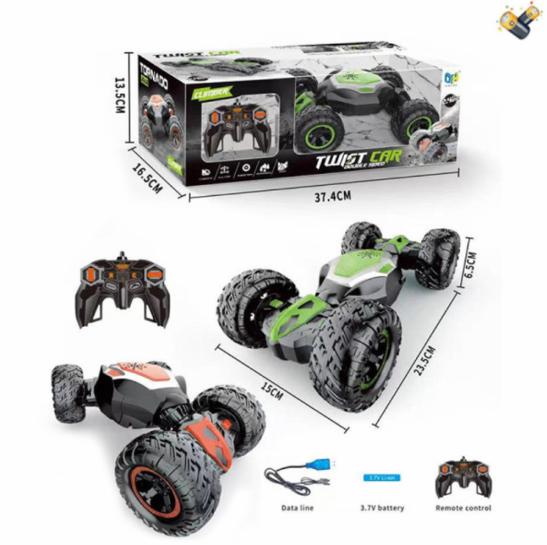 Kids Stunt Car Twist Car RC 4WD Remote Control Off-Road Toy Gift UK