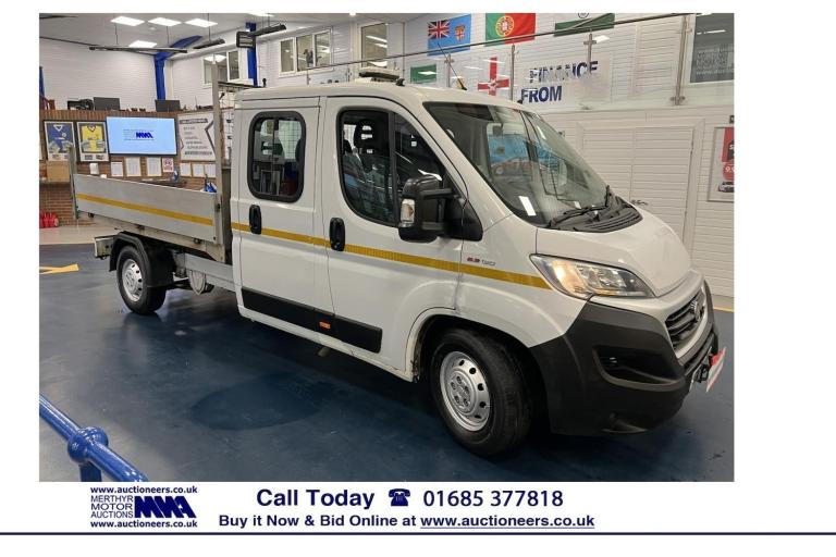 2019 Fiat Ducato 35 2.3MULTIJET II 130PS 7 SEAT CREW CAB TIPPER (EURO 6). ------------------ Tipp...