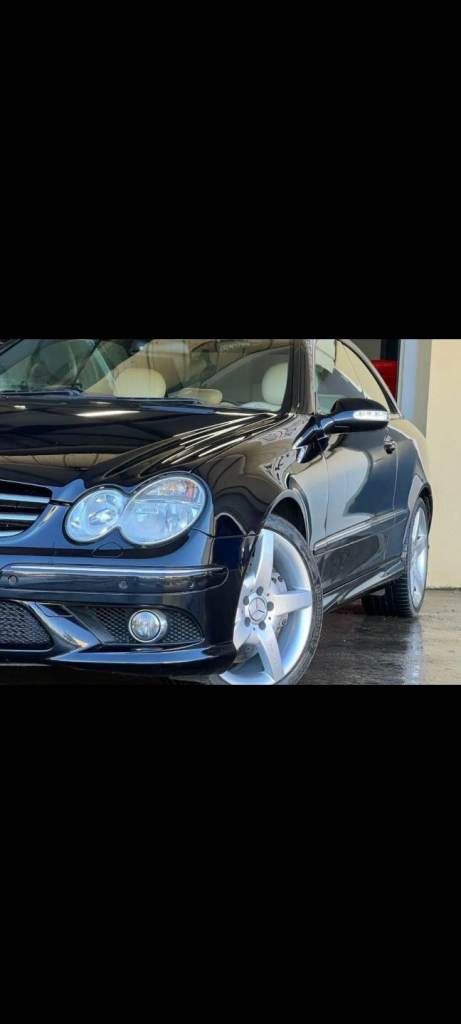 Mercedes clk amg auto cream leather Air con 