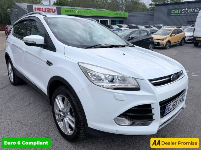 2015 Ford Kuga White 1.5T EcoBoost Titanium X SUV, 80,120 miles, Euro 6, ULEZ compliant, A Petrol...